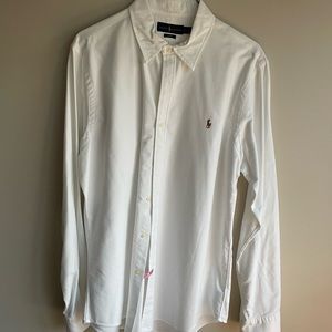 White Ralph Lauren Oxford Shirt